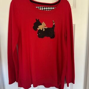 Red Sweater with Leggings